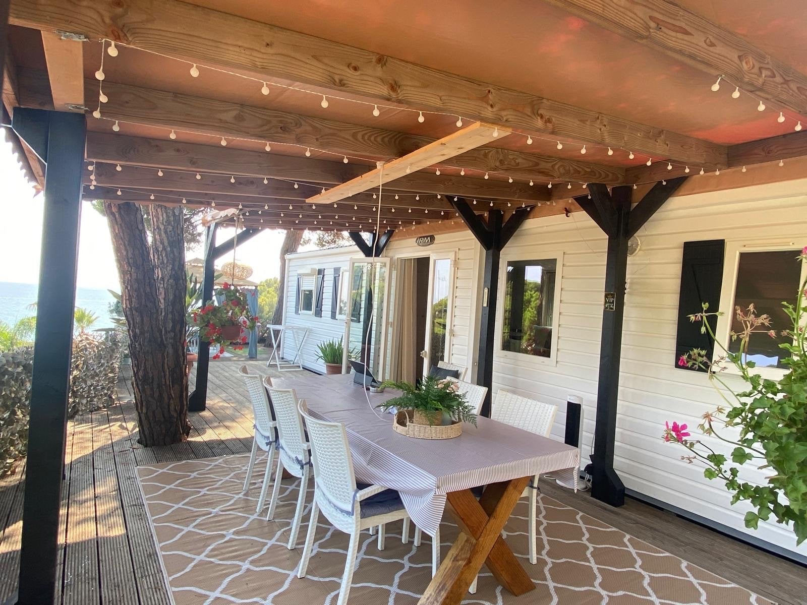Prachtig Chalet 6pers zeer gr terras Vrij uitzicht over zee, Wasmachine, Recreatiepark, Aan zee, Chalet, Bungalow of Caravan