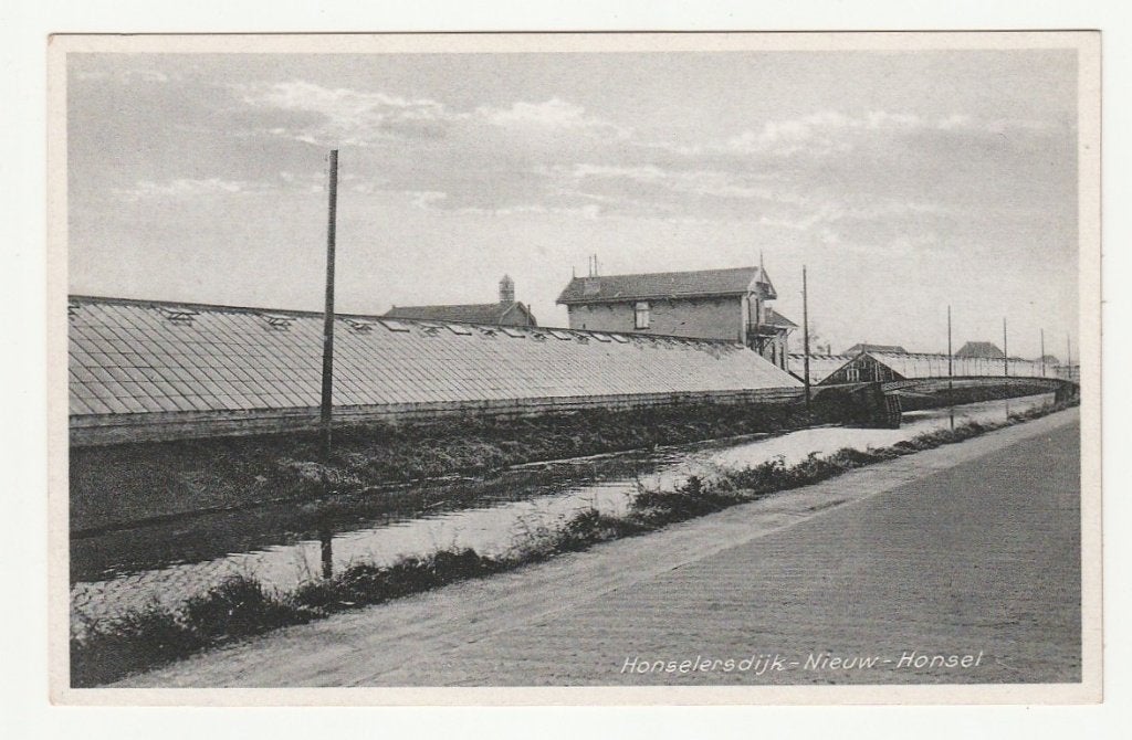 Honselersdijk (bij Naaldwijk) - Nieuw-Honsel, Ophalen of Verzenden, 1940 tot 1960, Ongelopen, Zuid-Holland