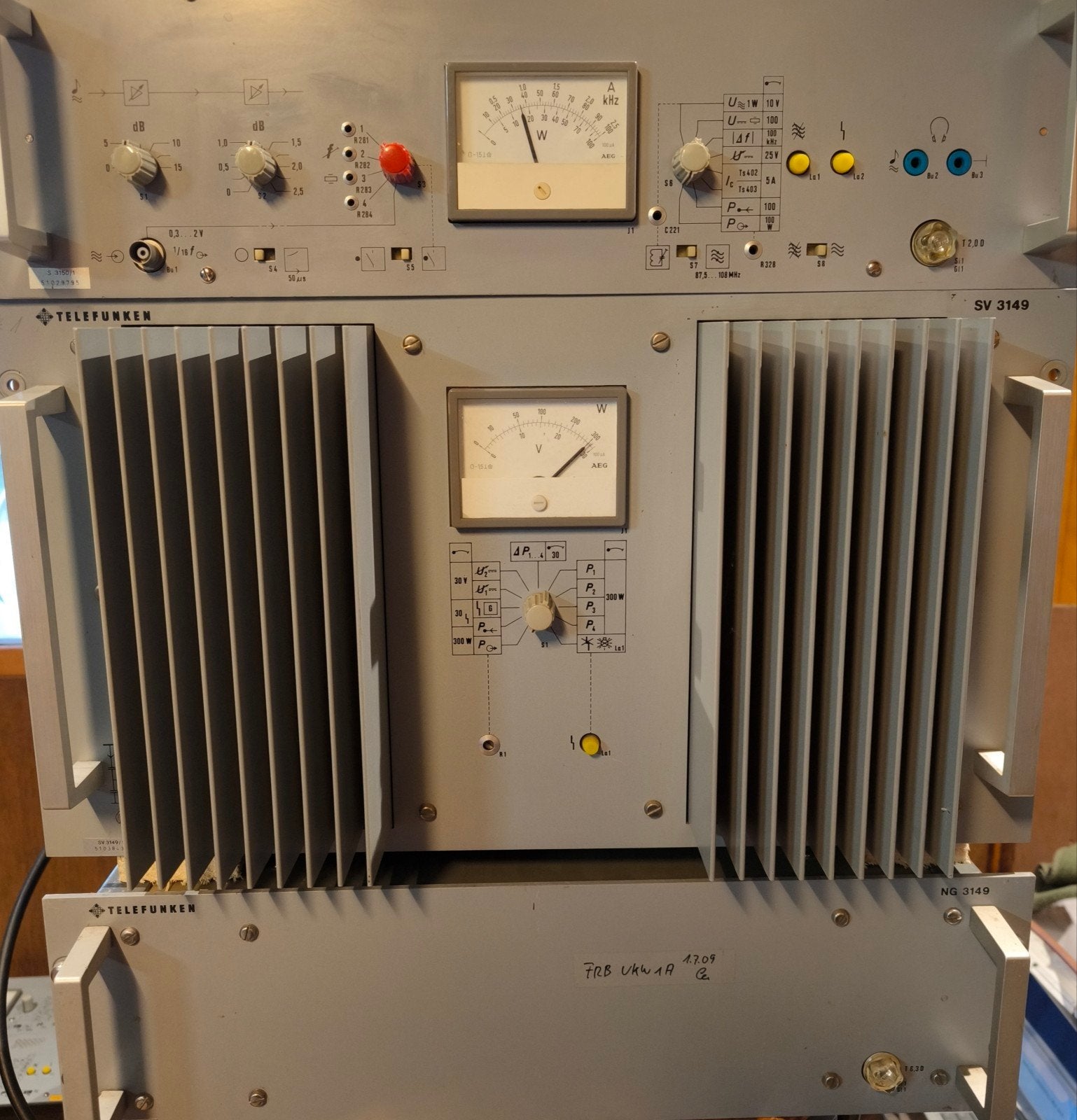 Telefunken 300W set, Telecommunicatie, Ophalen, Zender