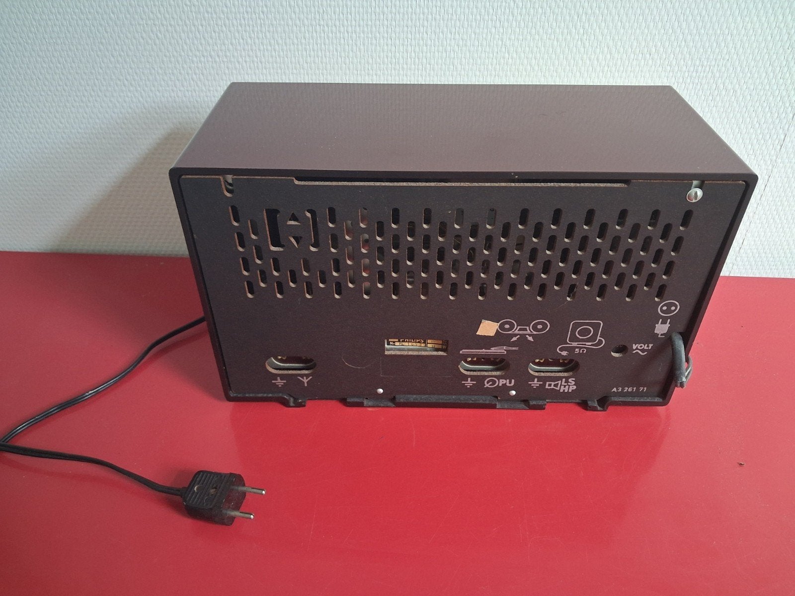 Vintage Philips buizenradio - werkend, Ophalen, Gebruikt, Radio