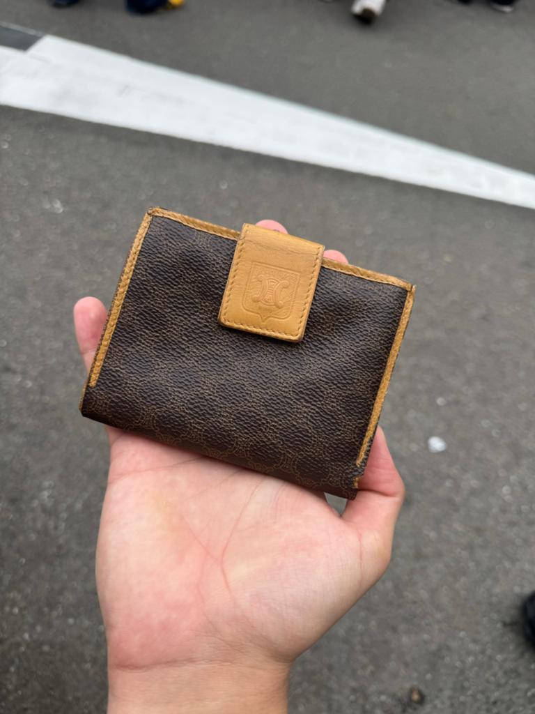 Vintage Céline portemonnee - Gebruikt, uniek item, Overige merken, Gebruikt, Bruin, Ophalen of Verzenden