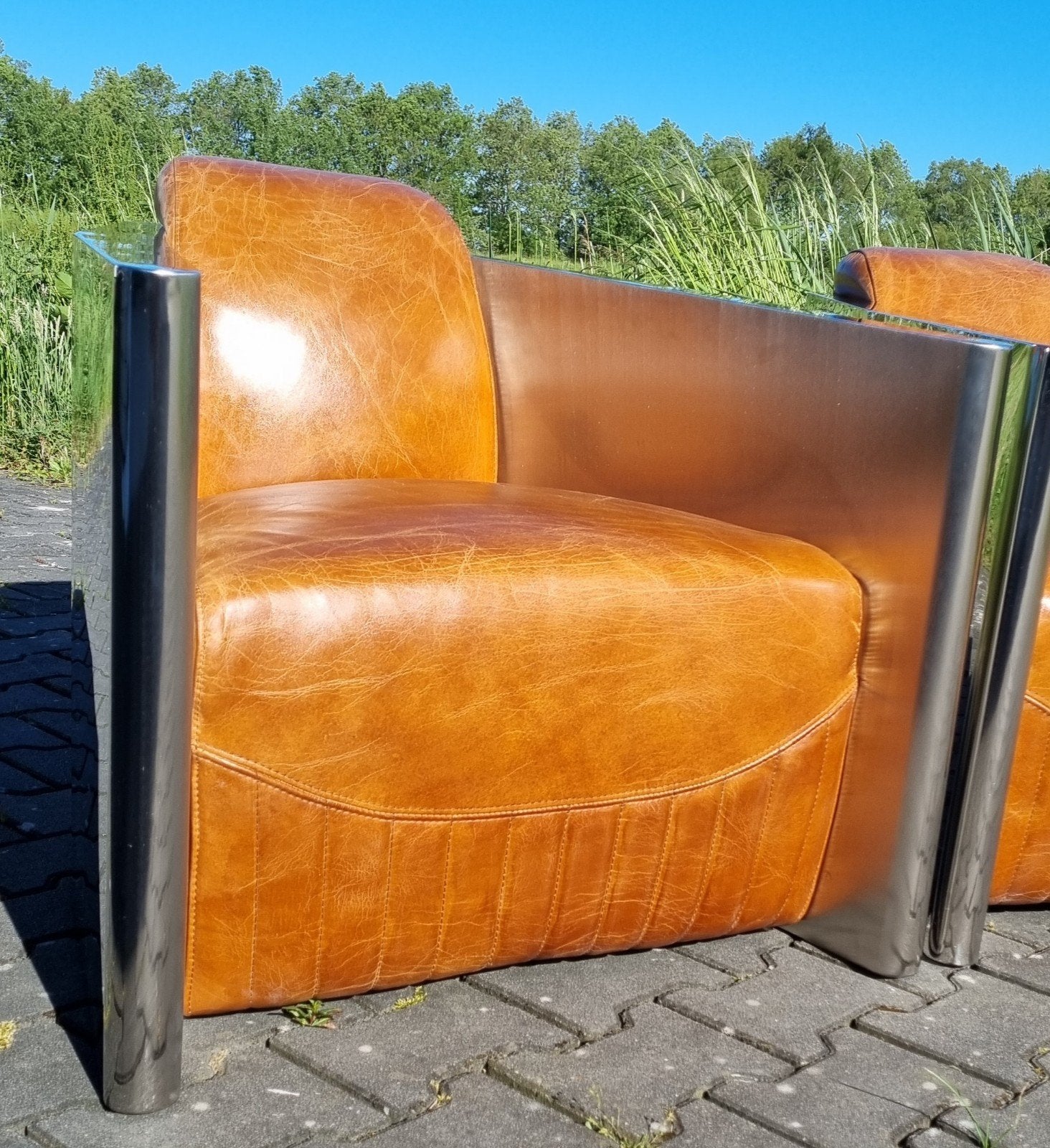 2x Aviator fauteuil showroommodel + BEZORGING GRATIS, Aviator, ., Nieuw, 75 tot 100 cm
