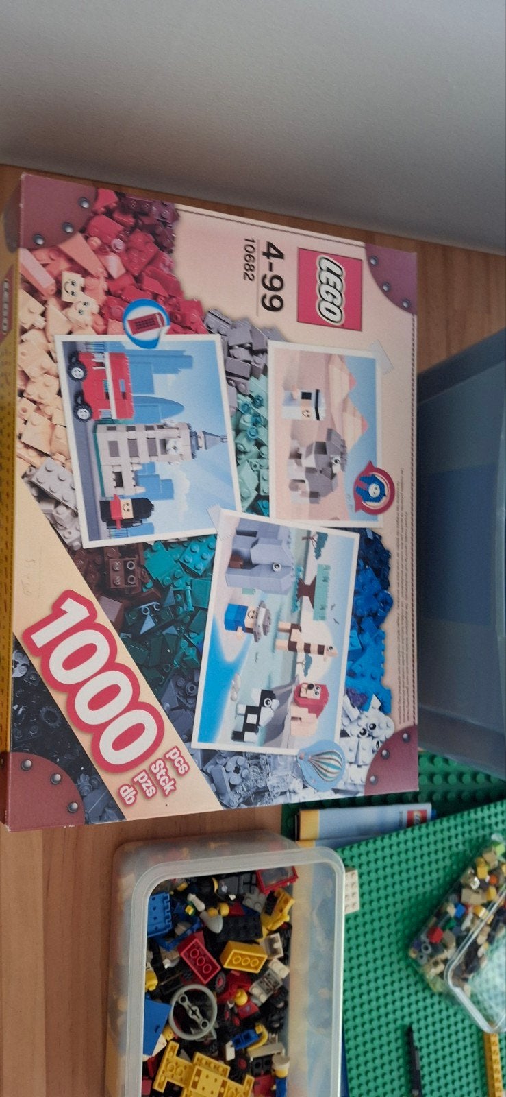 Diverse LEGO bouwstenen: jaren '80 en recent