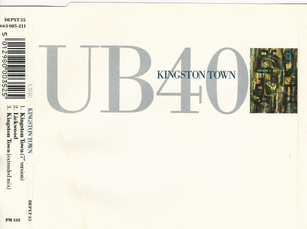 Reggae : UB 40 - Kingston town = 3track MAXI = 1,99, Cd's en Dvd's, Ophalen of Verzenden, Zo goed als nieuw, Reggae en Ska