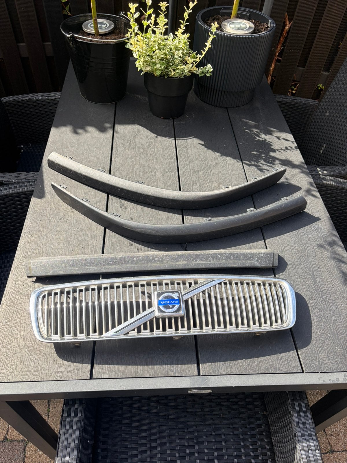 Grill+sierlijsten volvo v70 2004, Ophalen of Verzenden, Voor, Volvo, Bumper