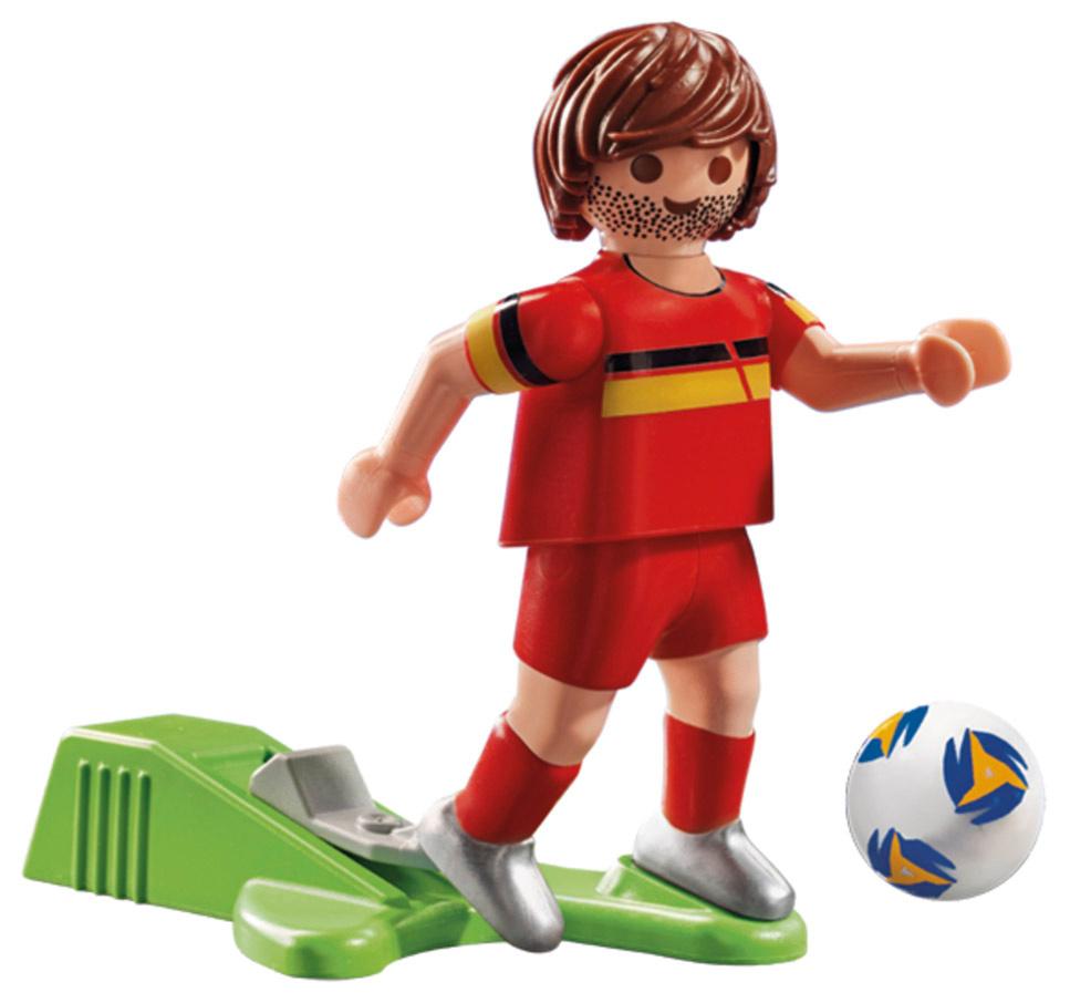 PLAYMOBIL 70483 Sport Action Voetbalspeler Belgie 8 delig, Ophalen of Verzenden, Nieuw, Complete set