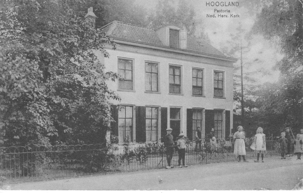 Hoogland Pastorie Ned. Herv. Kerk, Verzenden, 1920 tot 1940, Gelopen, Utrecht