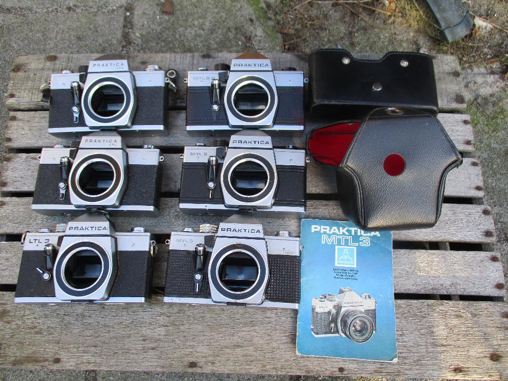 6X Praktica analoge camera body's M42 draad, Audio, Tv en Foto, Fotocamera's Analoog, Ophalen of Verzenden, Gebruikt, Spiegelreflex