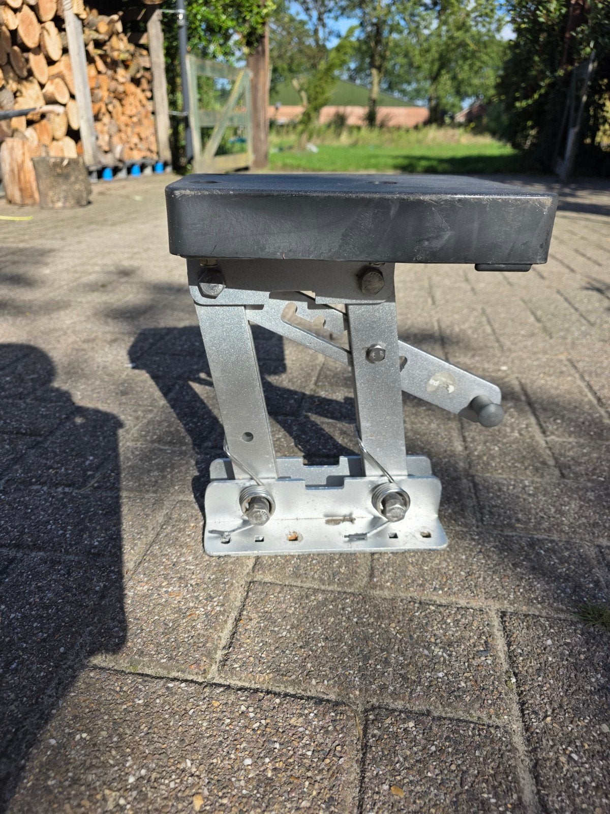 Alpha buitenboordmotorsteun aluminium 35 kg, Ophalen of Verzenden, Gebruikt, Motor en Techniek