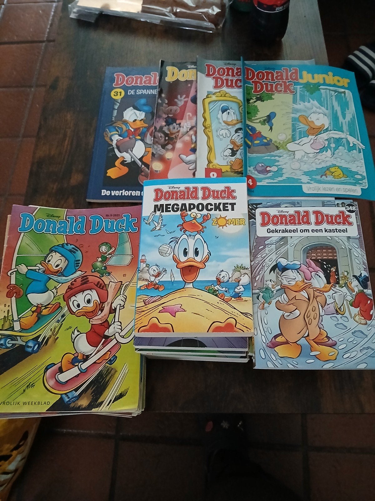 Grote collectie Donald Duck stripboeken en pockets. 39 stuks, Meerdere stripboeken, Ophalen, Gelezen