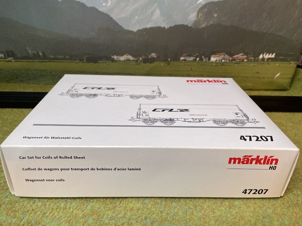 Märklin 47207 CFL " Walzstahl-Coils", Wisselstroom, Treinset, Ophalen of Verzenden, Märklin
