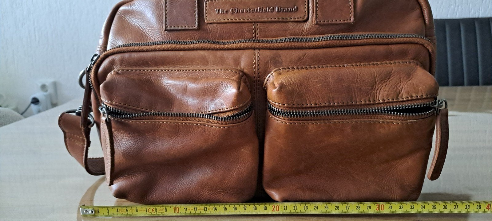 Cowboysbag Cognac Kleur

Merk: The Chesterfield Brand, Ophalen, 40 tot 60 cm, 30 cm of meer, Bruin