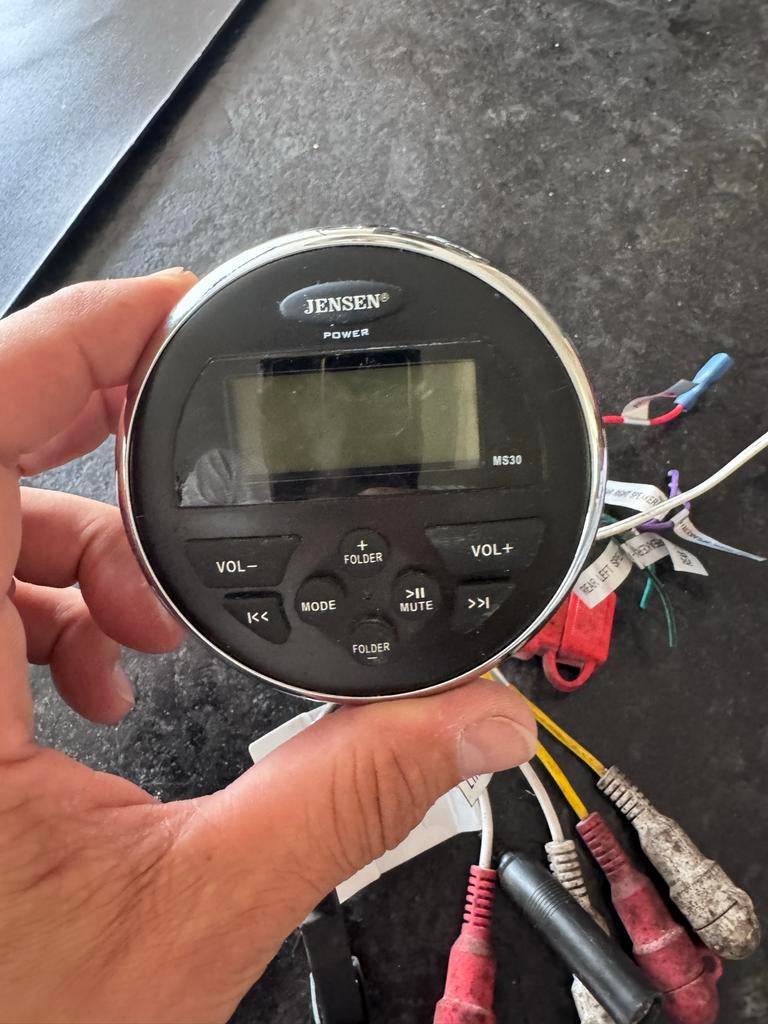 Jensen MS30 Marine Stereo met BOSS Marine Antenne, Ophalen of Verzenden, Gebruikt