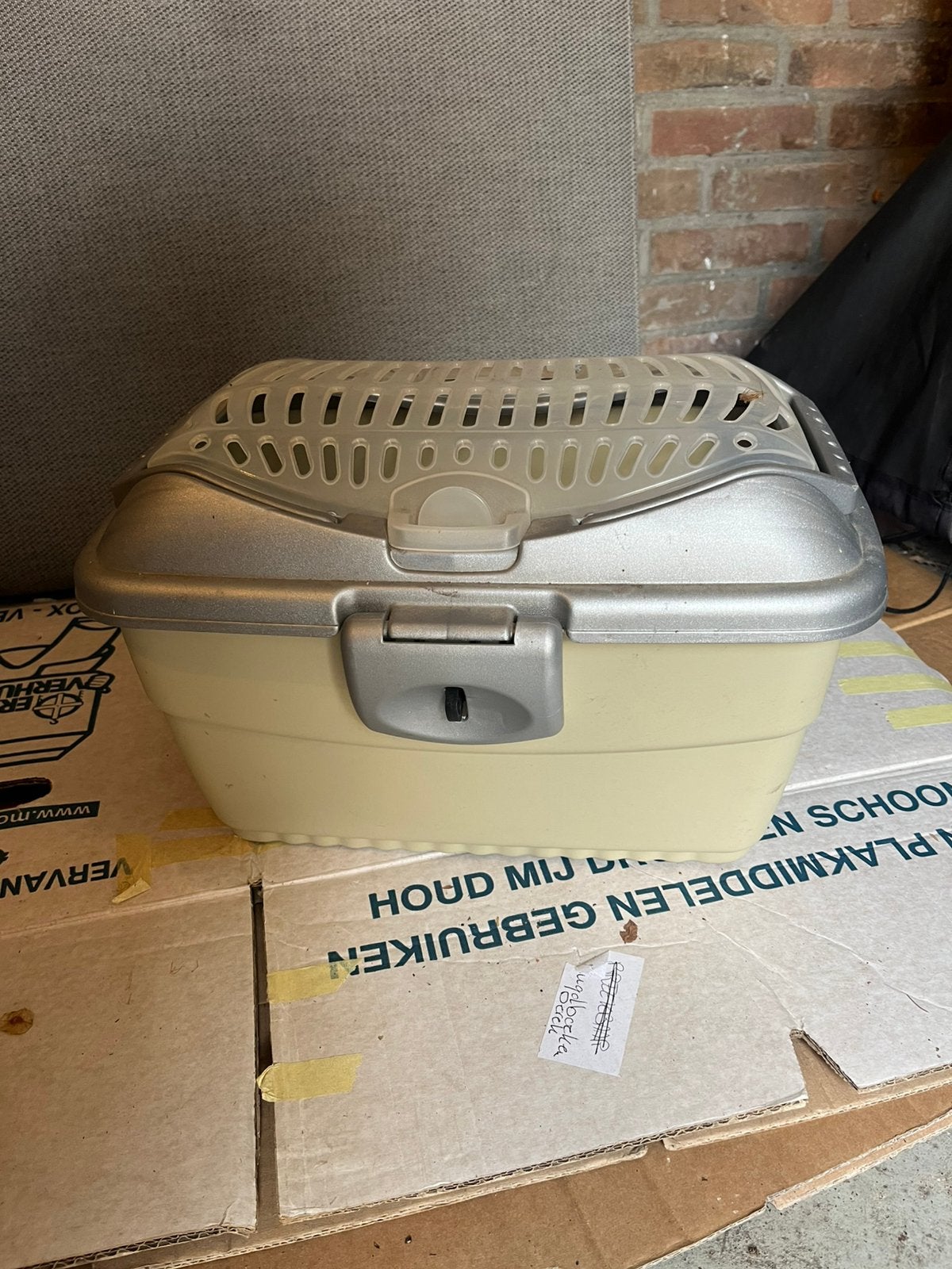 Reismand konijn/cavia, Dieren en Toebehoren, Ophalen, Gebruikt, Transportkoffer of -box