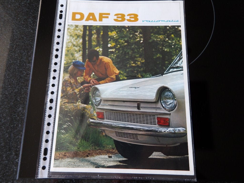 DAF 33 Variomatic brochure - Origineel uit de jaren '70, Ophalen of Verzenden, Zo goed als nieuw, Overige merken, DAF