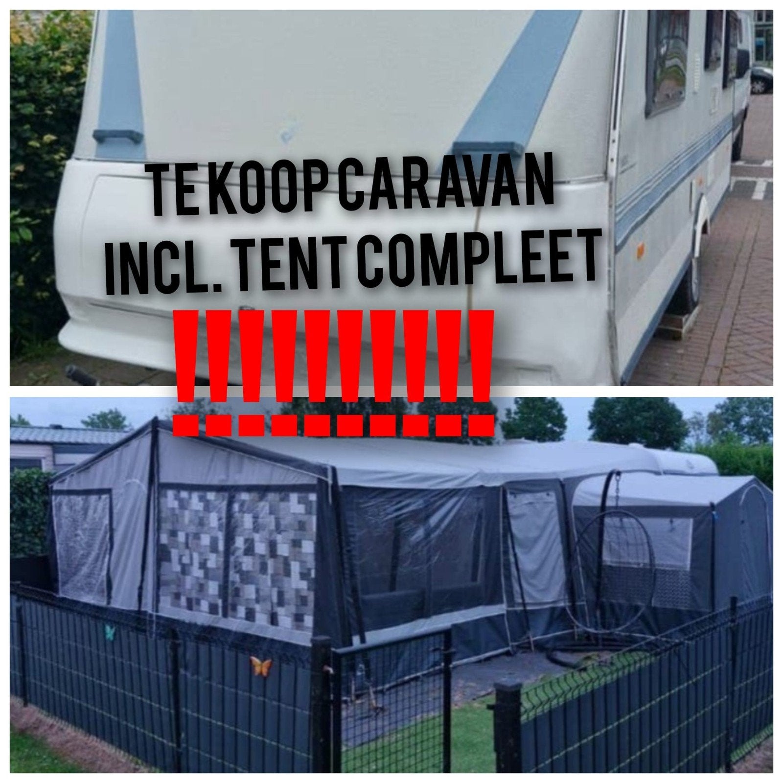 Hobby Classic 560 BJ 1993 met voortent 3 jaar oud en mover, Caravans en Kamperen, Caravans, Vast bed, Rondzit, Hobby, Particulier