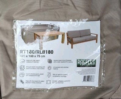Raffles beschermhoes tuintafel 180 x 100 x 75 -tuintafelhoes, Tuin en Terras, Ophalen of Verzenden, Gebruikt