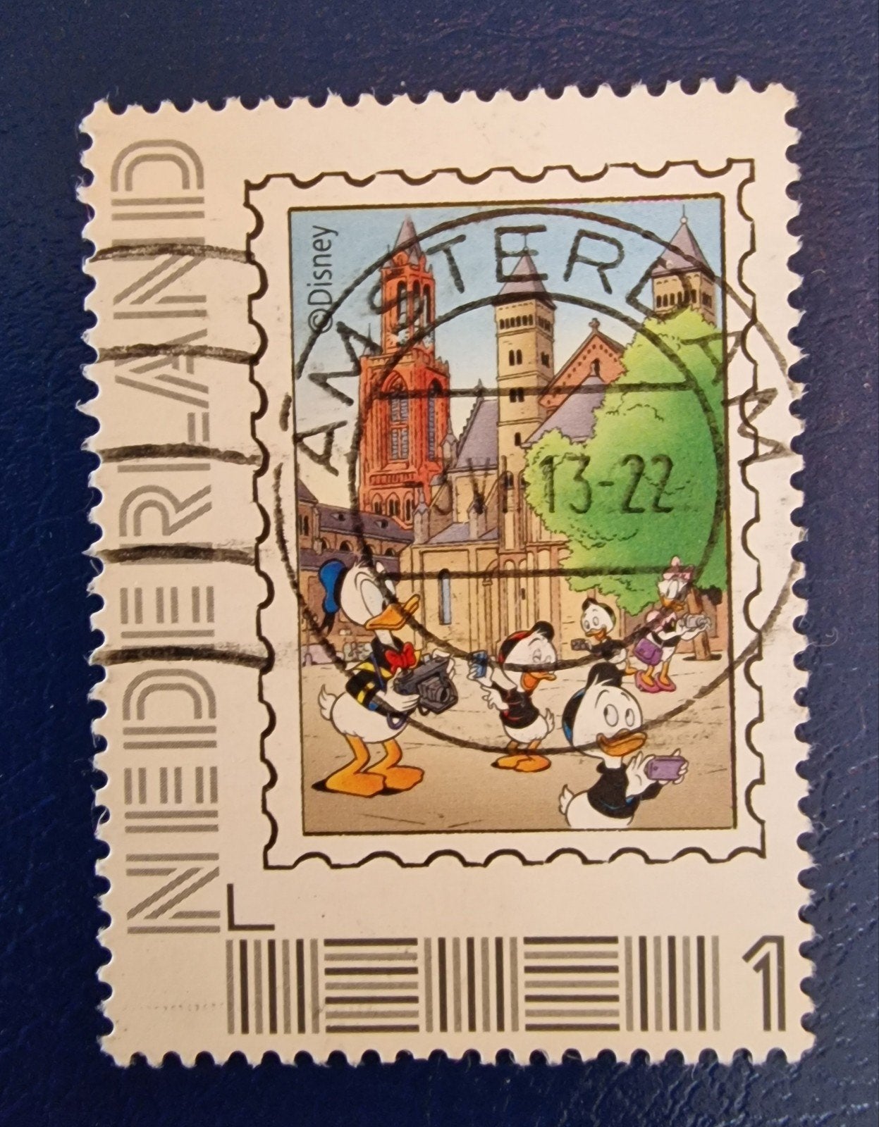 kv1210 persoonlijke  postzegel Donald Duck 13-22 gestempeld, Postzegels en Munten, Postzegels | Nederland, Ophalen of Verzenden