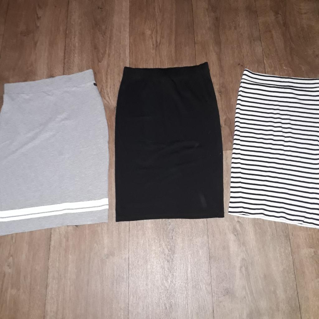 3 tricot rokken vila/only mt S, Kleding | Dames, Rokken, Maat 38/40 (M), Zwart, Vila, Ophalen of Verzenden