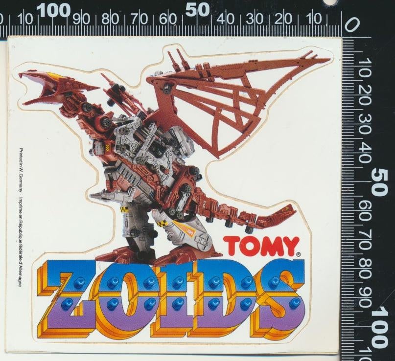 Sticker: Tomy - Zoids, Verzamelen, Ophalen of Verzenden, Zo goed als nieuw, Bedrijf of Vereniging