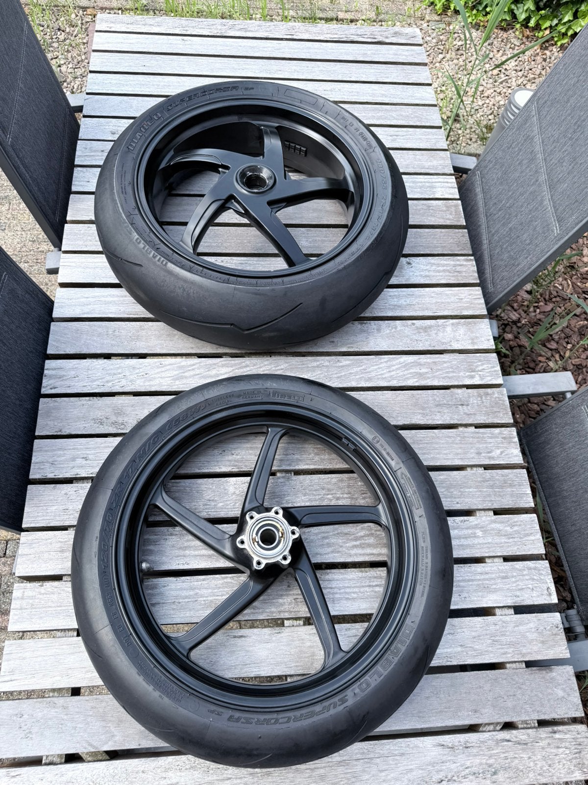 Ducati 998 Marchesini wielen (916 of 996 ), Ophalen, Gebruikt