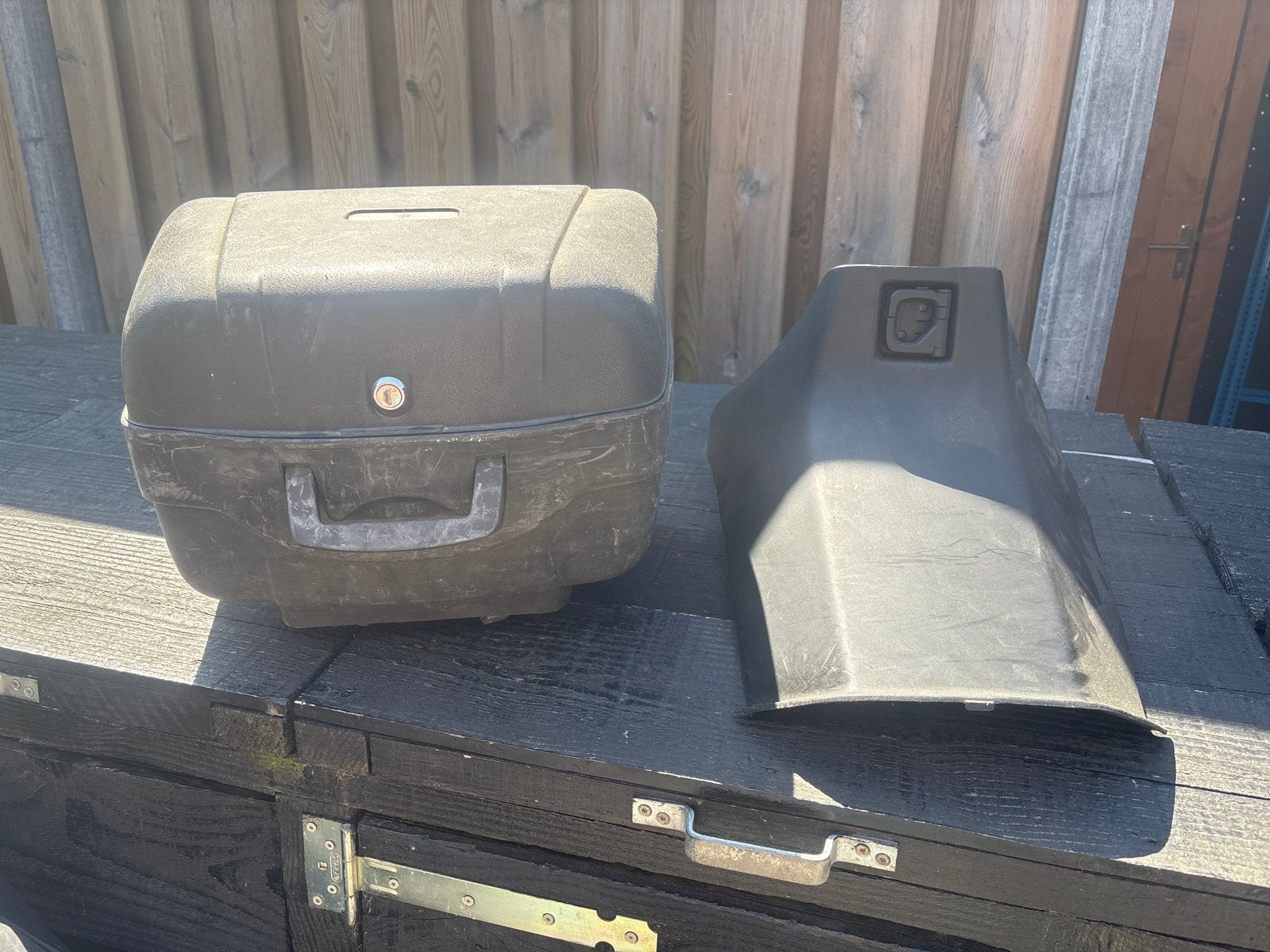 Piaggio/Gilera Typhoon binnenkap en helm koffer, Ophalen of Verzenden, Gebruikt, Kap, Piaggio