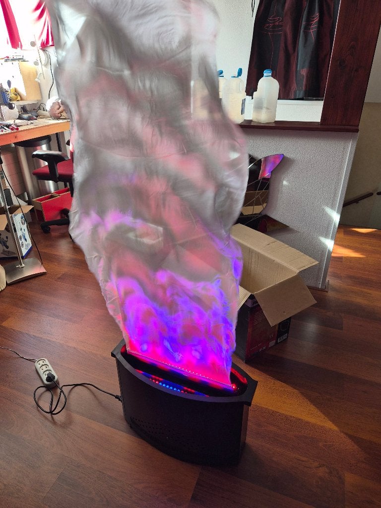 showtec flame light 1,5m led voor halloween, Ophalen, Zo goed als nieuw, Rookmachine, Kleur