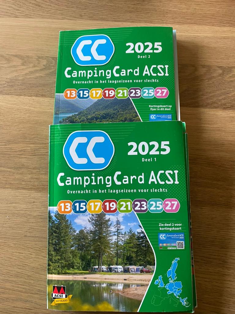 ACSI Camping Card gids 2025, Overige merken, Europa, Nieuw, Ophalen of Verzenden