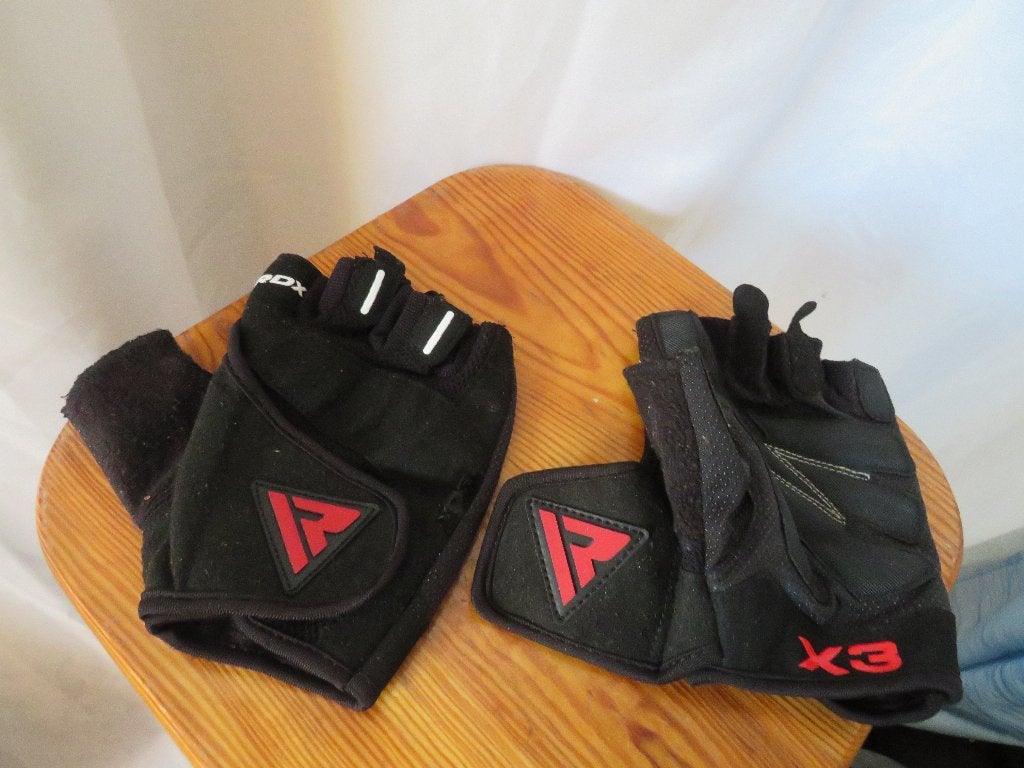 rdx vingerloze handschoenen X3 mt m/l fitness?, Maat 48/50 (M), Ophalen of Verzenden, Rdx, Gedragen