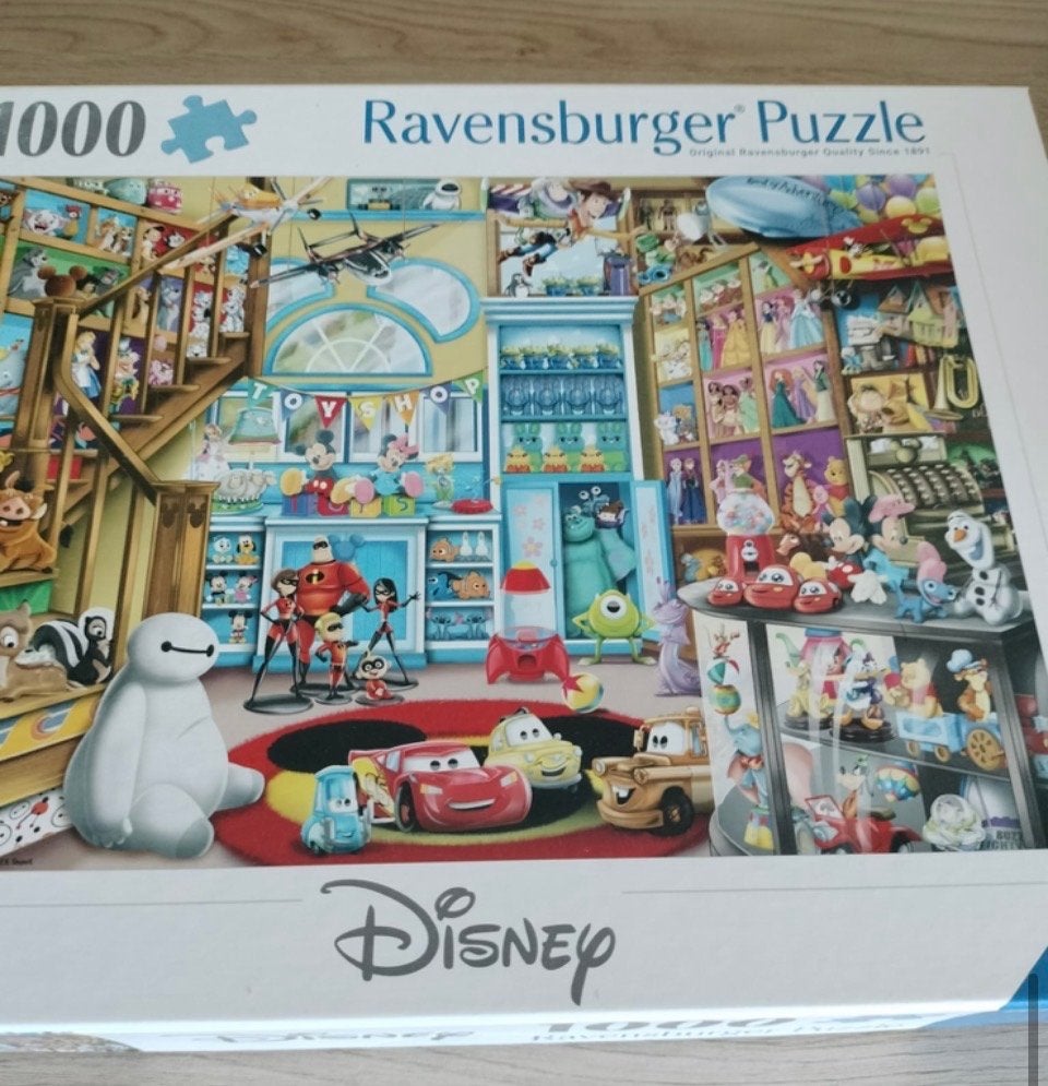 Ravensburger Disney Puzzel 1000 stukjes, Ophalen, 500 t/m 1500 stukjes, Zo goed als nieuw, Legpuzzel