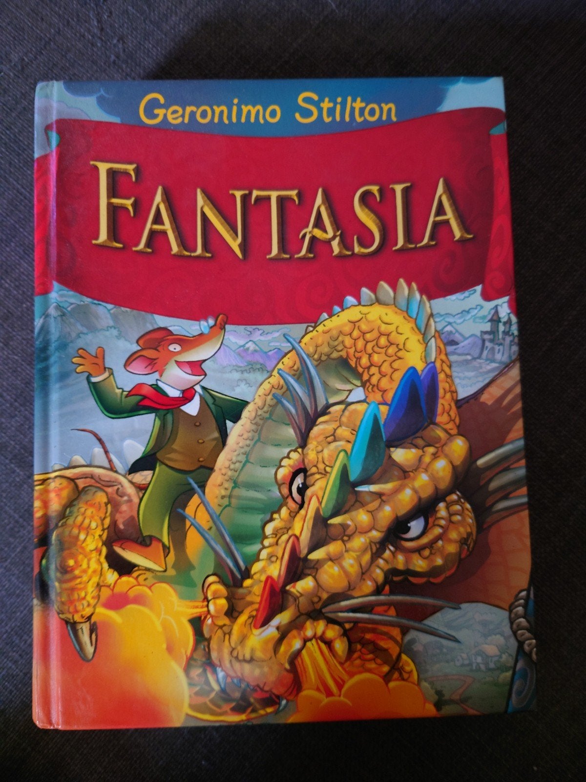 Geronimo Stilton - Fantasia (Hardcover)zgan, Ophalen of Verzenden, Gelezen, Geronimo Stilton