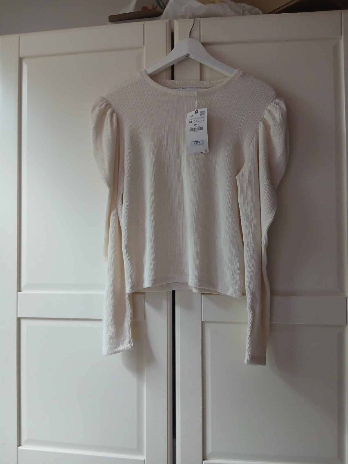 Zara longsleeve  met Pofmouwen - Maat M, Maat 38/40 (M), Overige kleuren, Verzenden, Zara