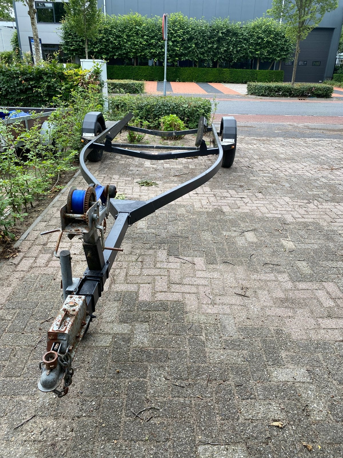 Nette Amerikaanse boottrailer, Watersport en Boten, Boottrailers, Ophalen, Minder dan 1500 kg, Gebruikt, Overige typen