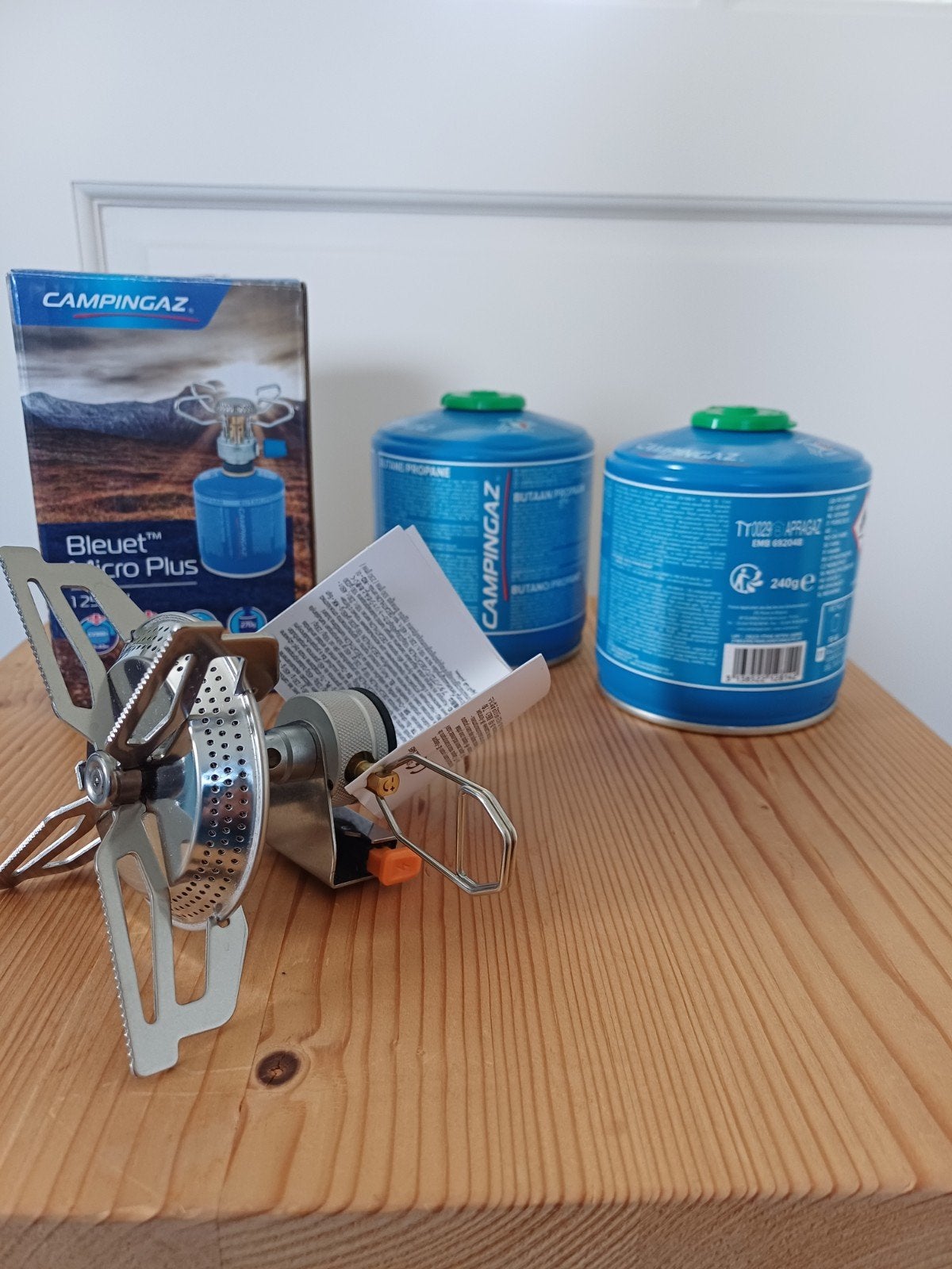 gasbrander met 2 gasbusjes, Ophalen, Nieuw