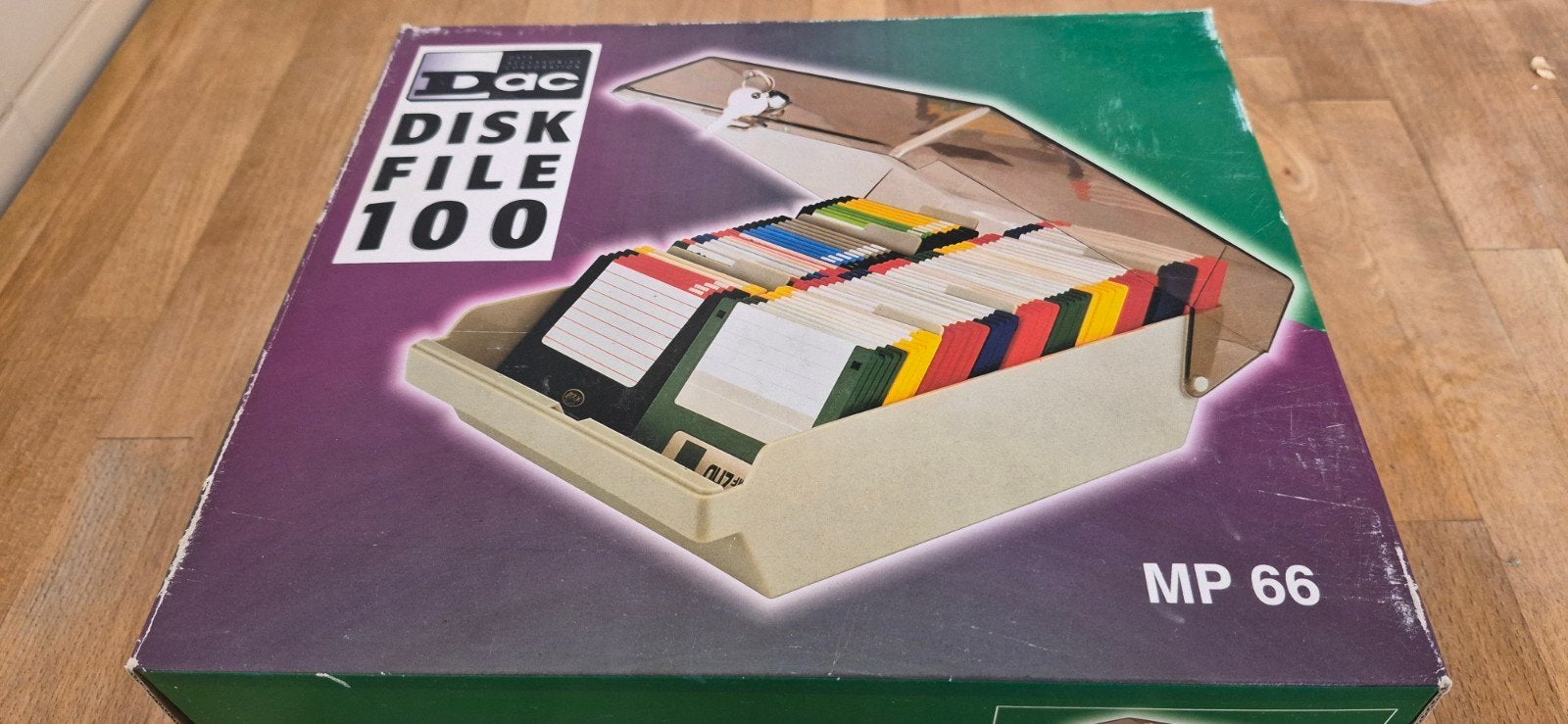 DAC Disk File 100 nieuwe Vintage diskette opbergdoos, Ophalen of Verzenden, DAC