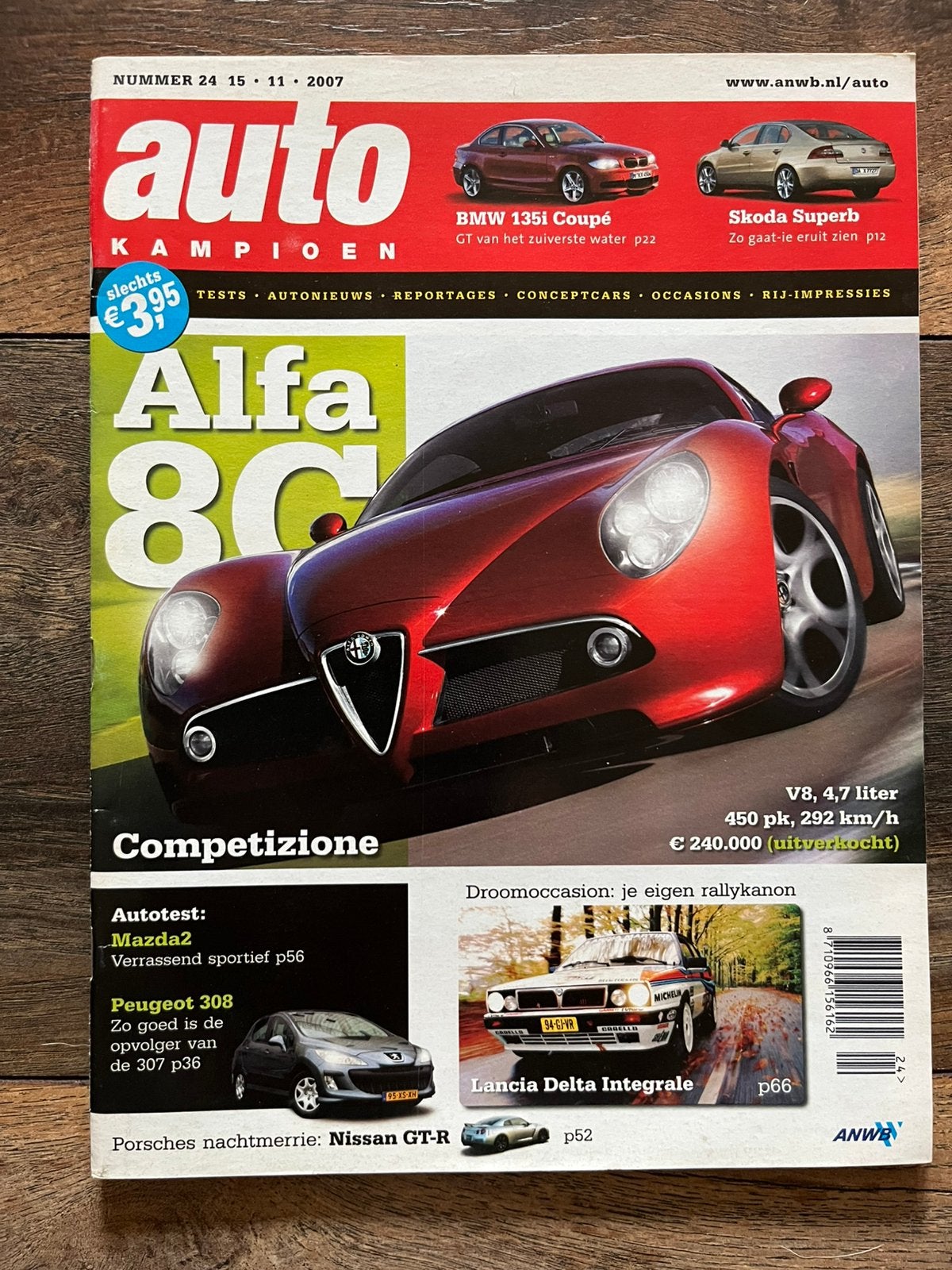 Auto Kampioen: Mazda2, Peugeot 308, Lancia Delta Integrale, Ophalen of Verzenden, Zo goed als nieuw, Algemeen
