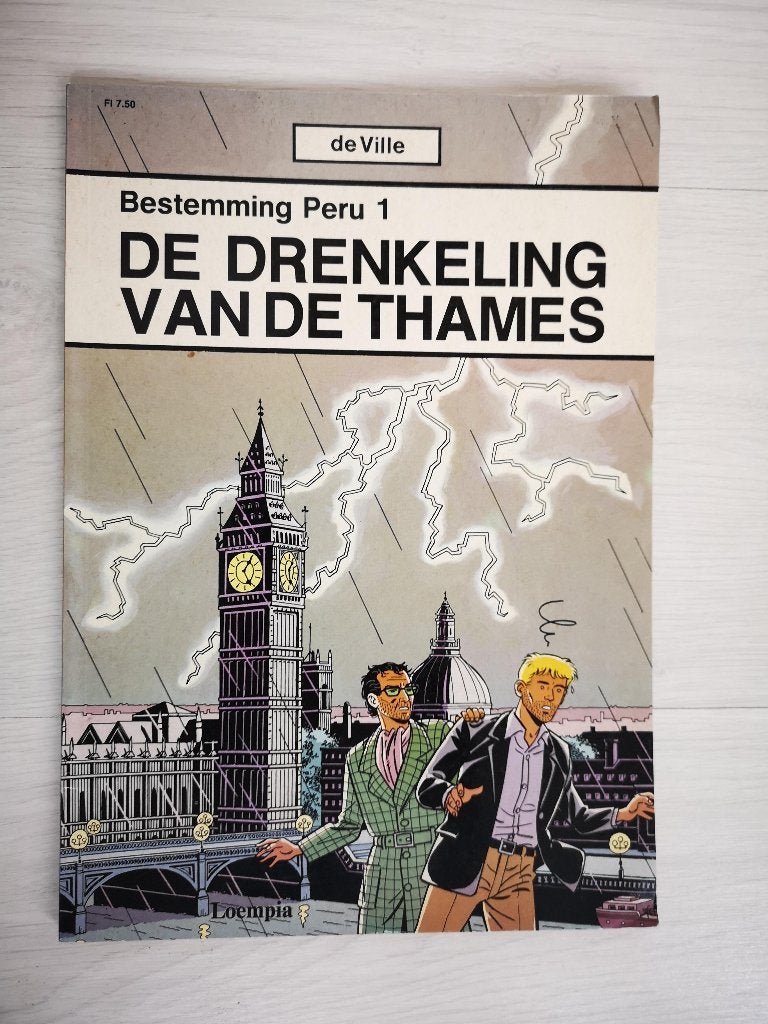 Bestemming Peru, Gelezen, Eén stripboek, Ophalen of Verzenden, Baudouin Deville