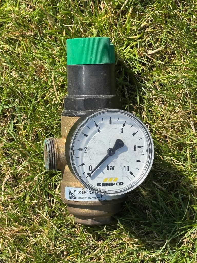 Kemper drukregelaar met manometer, Ophalen, Gebruikt, 6 tot 10 bar, Minder dan 200 liter/min