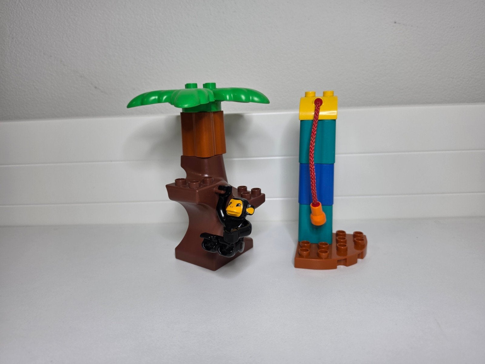 LEGO Duplo Dierentuin apen verblijf met aap, Ophalen of Verzenden, Zo goed als nieuw, Duplo