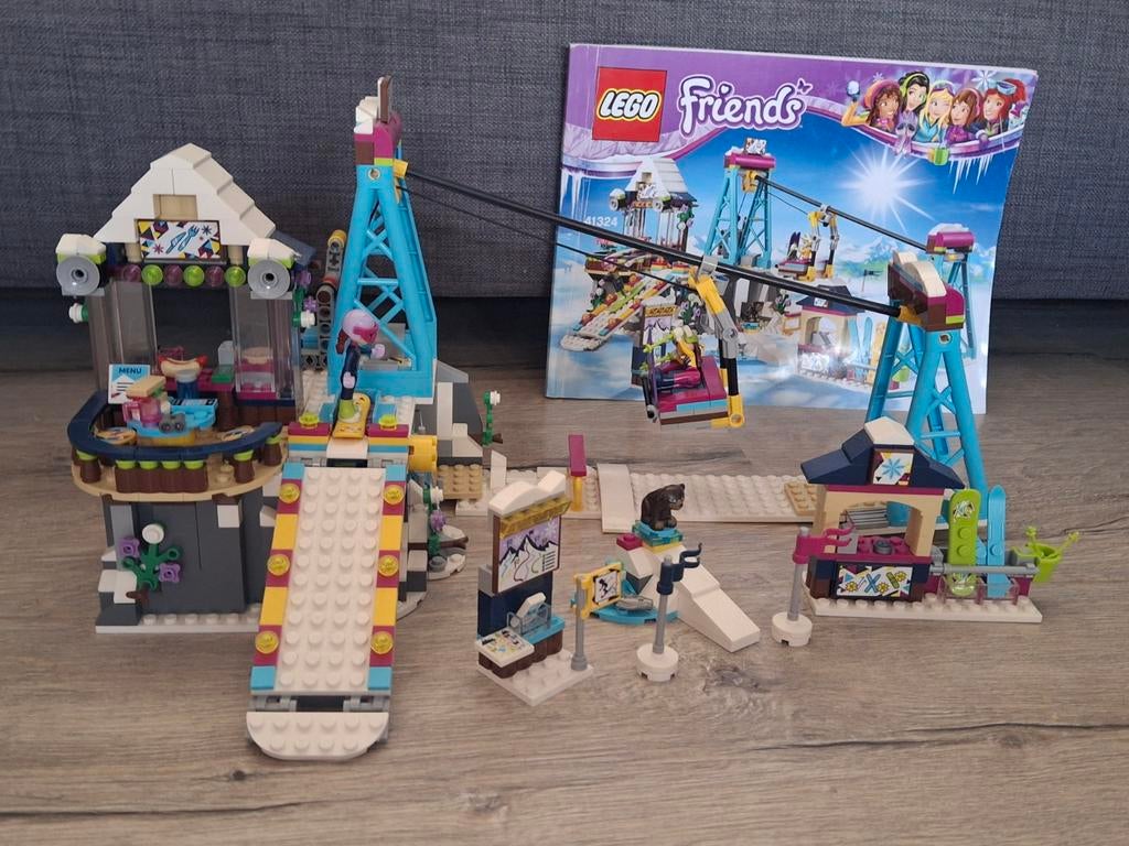Lego Friends Wintersport skilift (41324) - Complete set, Kinderen en Baby's, Speelgoed | Duplo en Lego, Gebruikt, Lego, Compleet