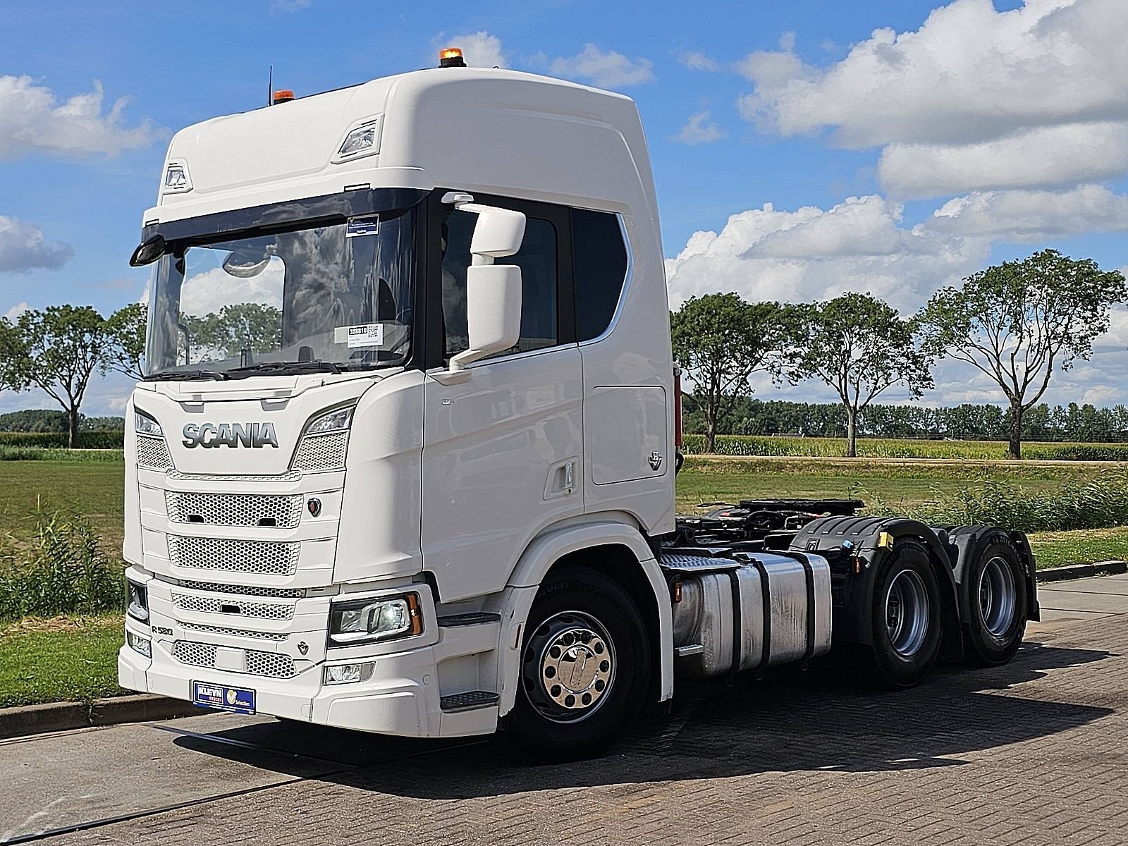 SCANIA R580 v8 6x4 80 ton retard, Auto's, Vrachtwagens, Automaat, Stoelverwarming, Euro 6, Scania