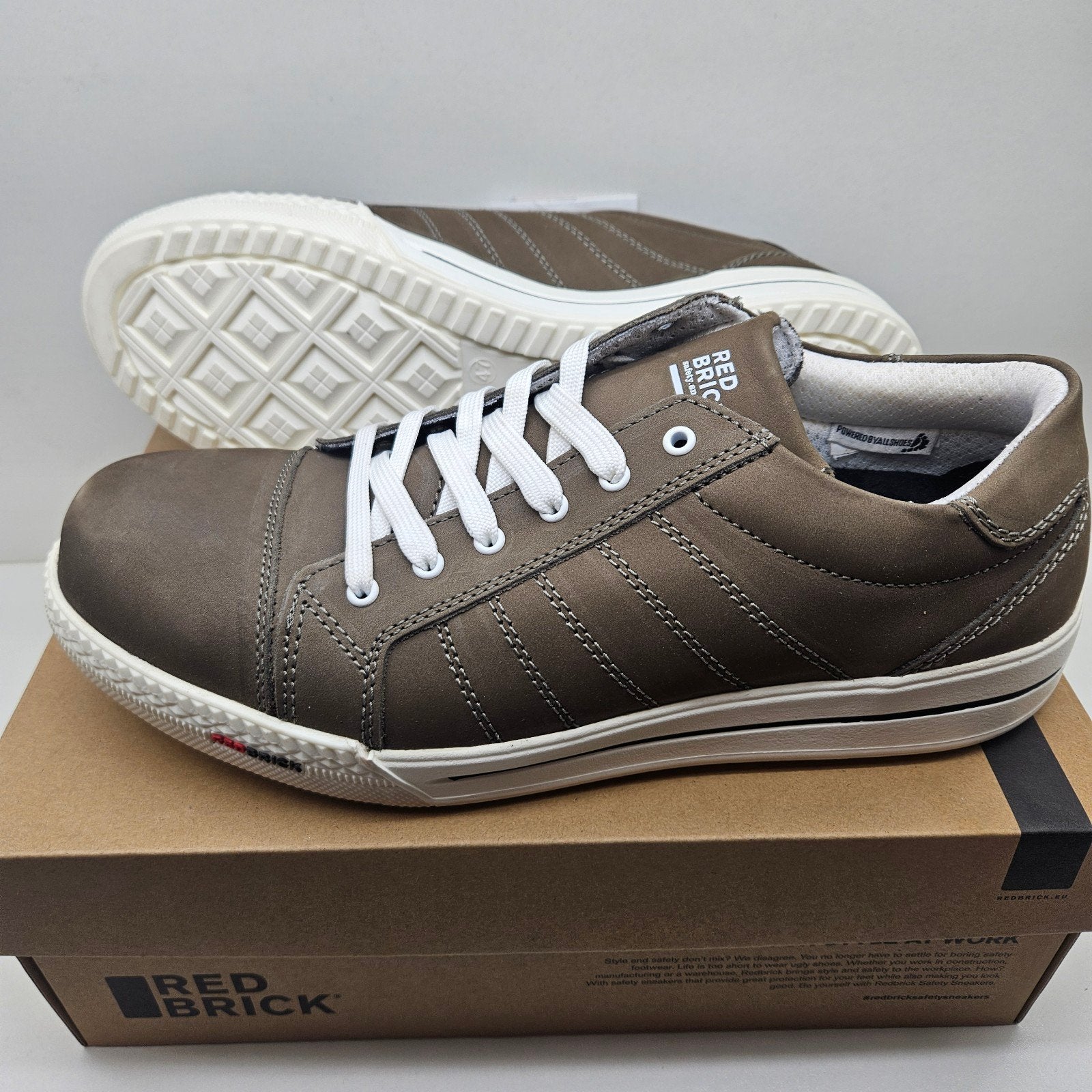 Gratis verzending! Nieuwe Redbrick S3 Druse Safety Sneakers, Redbrick, Bruin, Nieuw, Ophalen of Verzenden