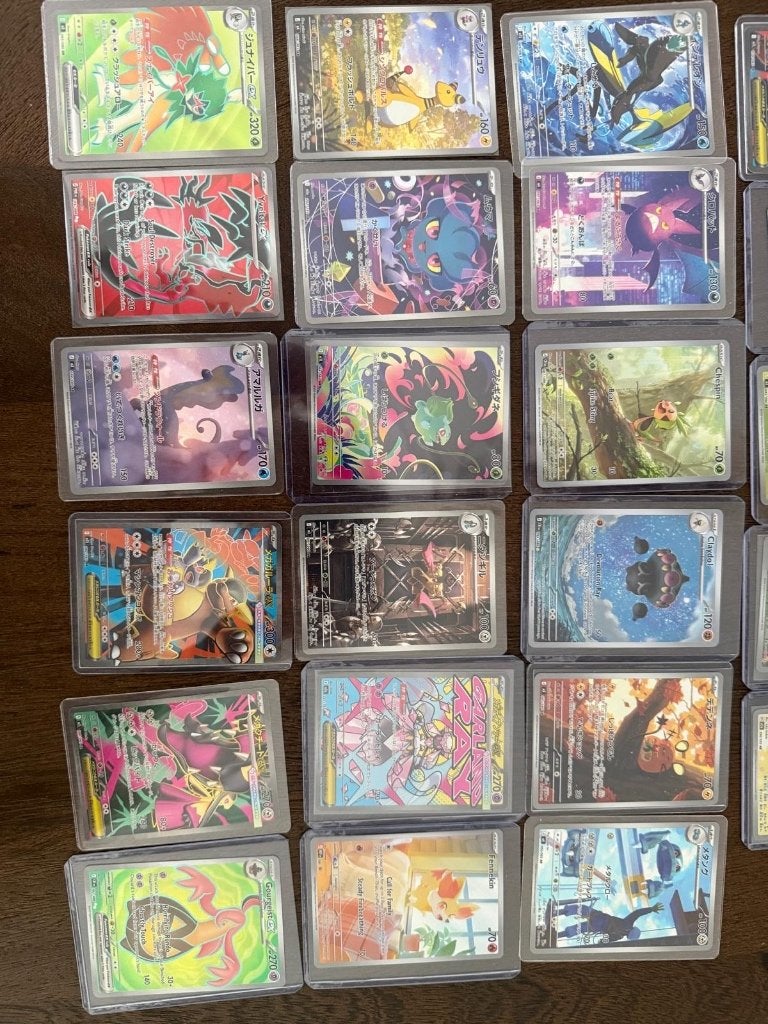 Pokémon Japanse/engelse kaarten – AR, ex & Trainer kaarten, Ophalen of Verzenden, Nieuw, Meerdere kaarten, Foil