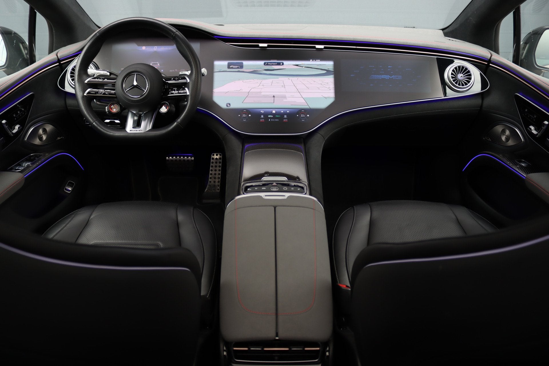 Mercedes-Benz EQS AMG 53 4MATIC+ 108 kWh | Manufaktur | Kera, Auto's, Dealer onderhouden, Achterwielaandrijving, Gebruikt, Zwart