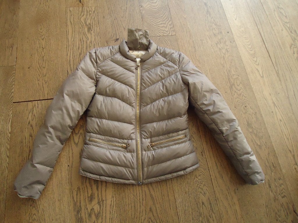 Bruine lichtgewicht donsen Goosecraft puffer maat S, Kleding | Dames, Maat 38/40 (M), Goosecraft, Bruin, Ophalen of Verzenden