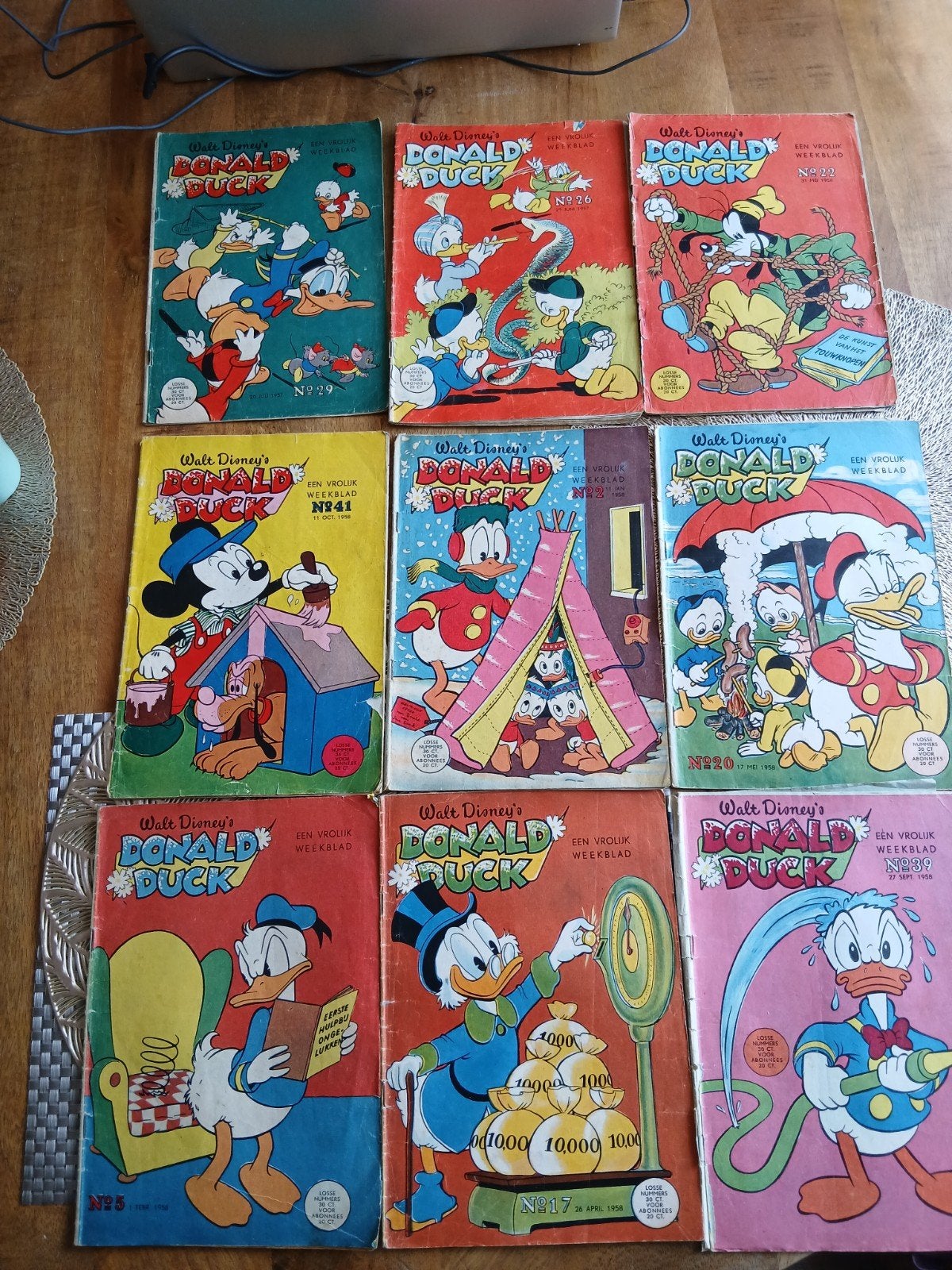 Donald ducks 1957 1958, Boeken, Meerdere comics, Ophalen of Verzenden, Gelezen, Europa
