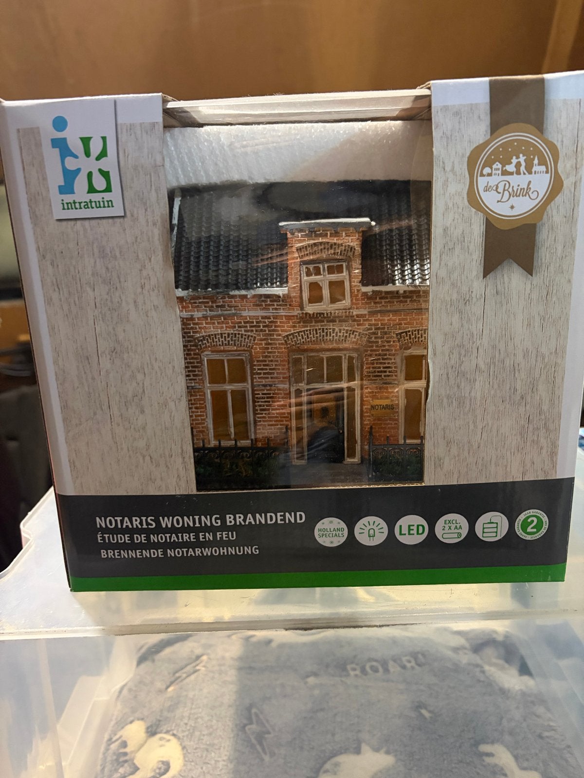 De Brink Kerstdorp Set: Notariswoning, Brandweer & Porsche, Ophalen, Nieuw, Overige typen