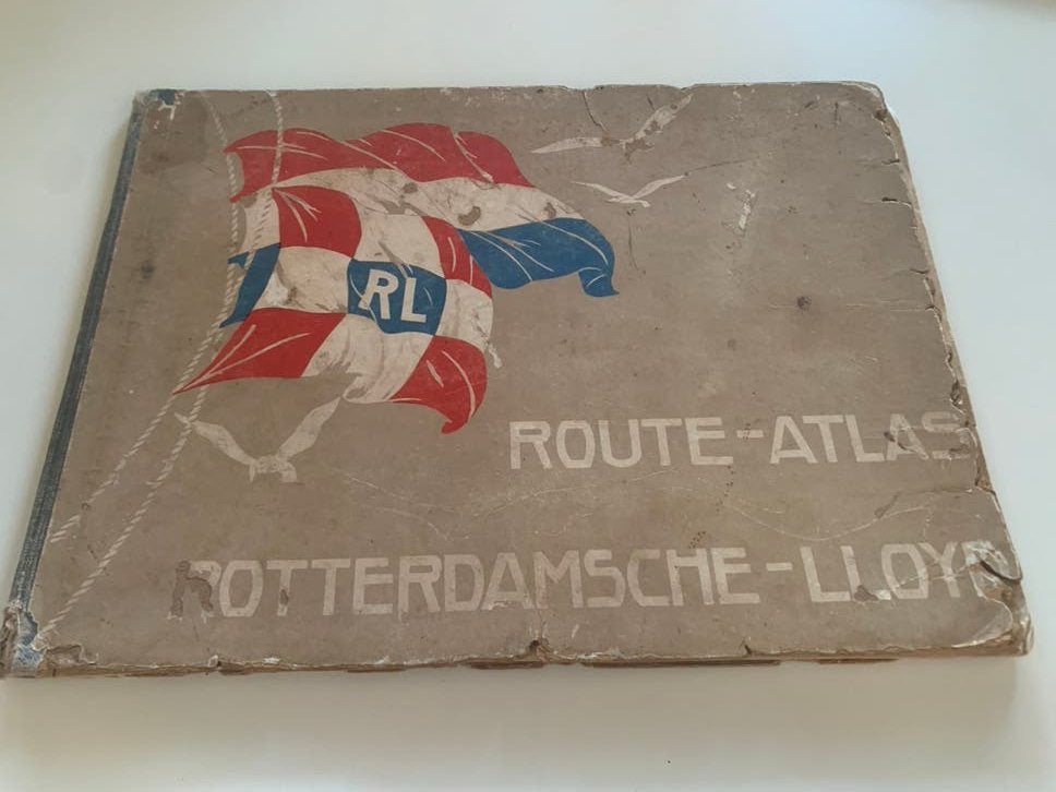 Route atlas Rotterdamsche Lloyd - 1925, Gelezen, Verzenden, Overige typen, 1800 tot 2000