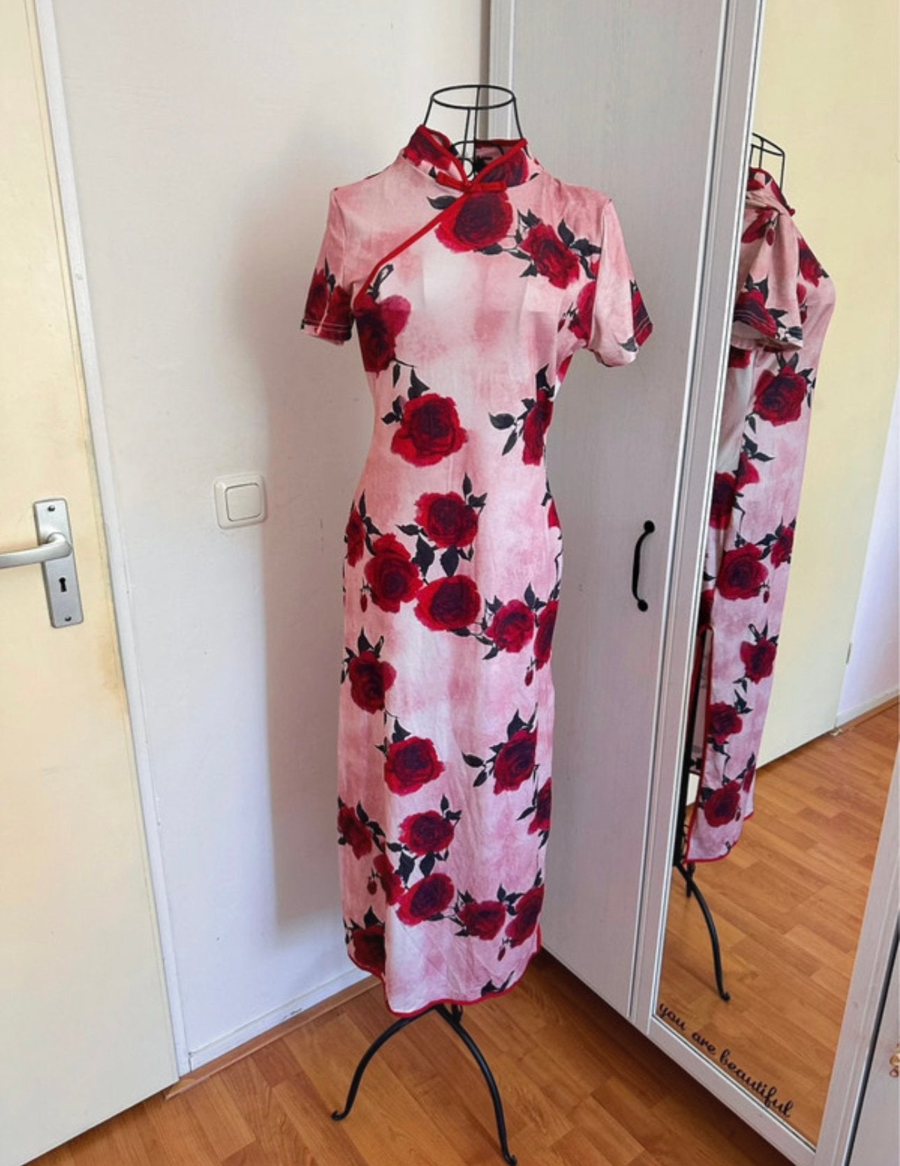 Chinese qipao jurk, Kleding | Dames, Gelegenheidskleding, Overige typen, Nieuw, Maat 36 (S), Meerkleurig