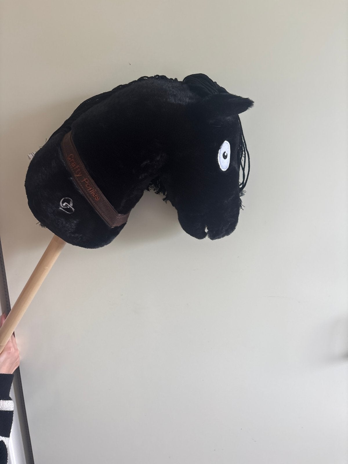 Hobby Horse Zwart met Accessoires - nieuw, Ophalen of Verzenden, Nieuw, Jongen of Meisje